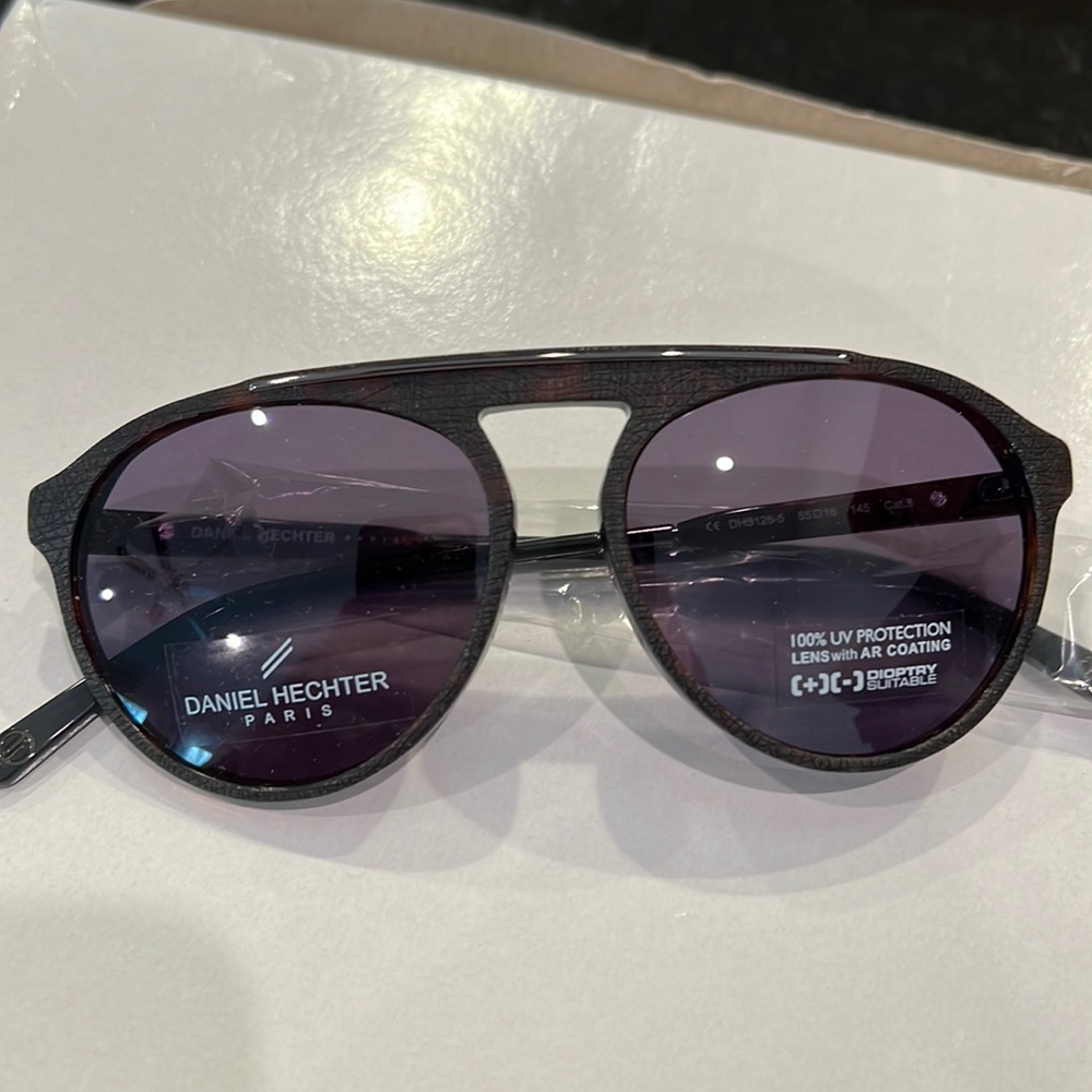 Brand New Authentic Daniel Hechter Sunglasses including original Case & Wipe